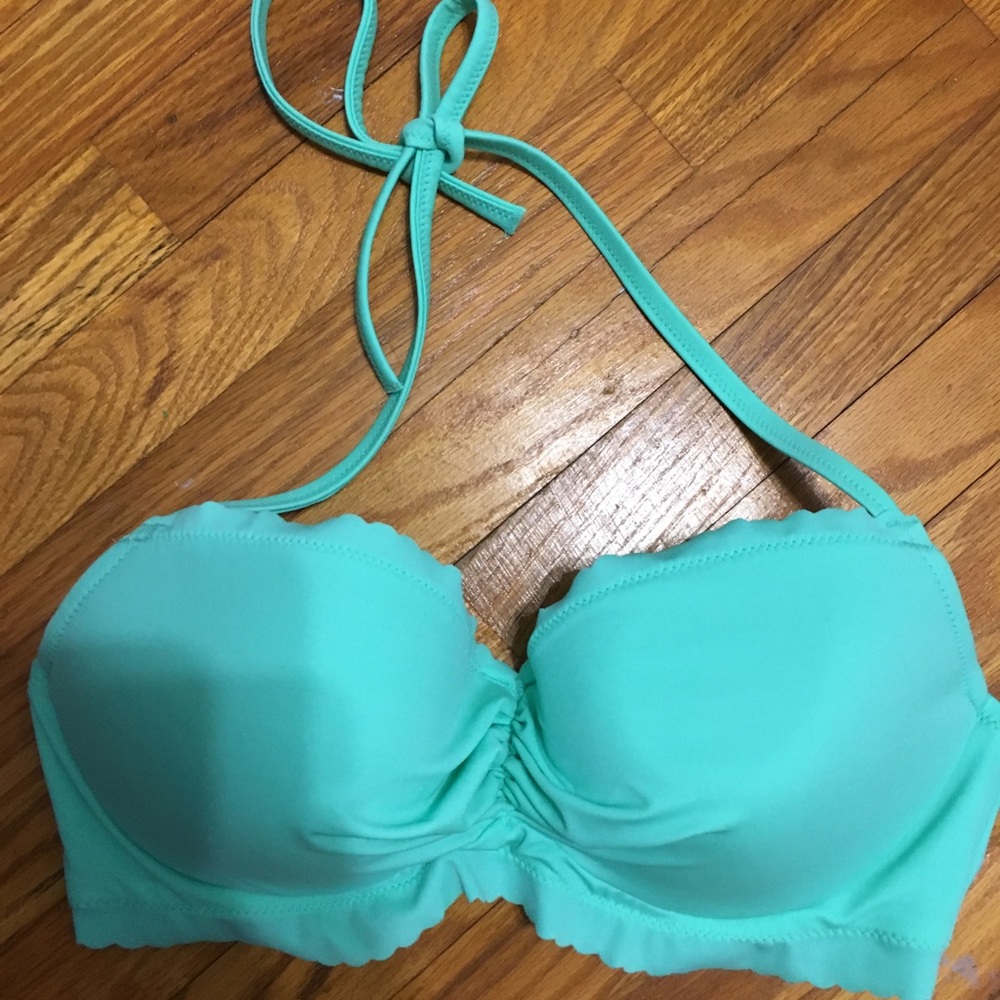 Victoria’s Secret halter ruffle swimsuit top